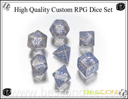 High Quality Custom RPG Dice Set
